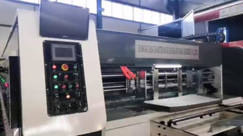 Three Color Corrugated Cardboard Printer Slotter die-cutting Machine