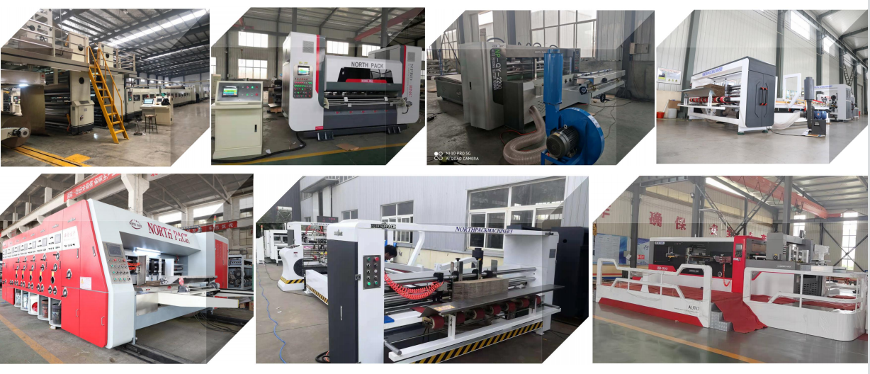 In one sentence, introduce the uses of various corrugation carton packaging machinery
