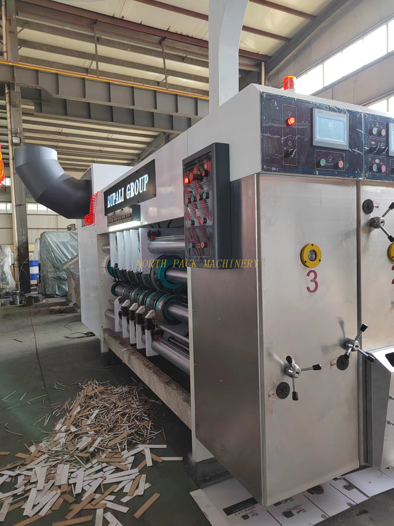 High Speed Flexo Water Ink Carton Box Printer Slotter Machine