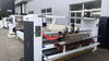 Automatic corrugation cardboard folder gluer with PP strapping bundling box packing machine