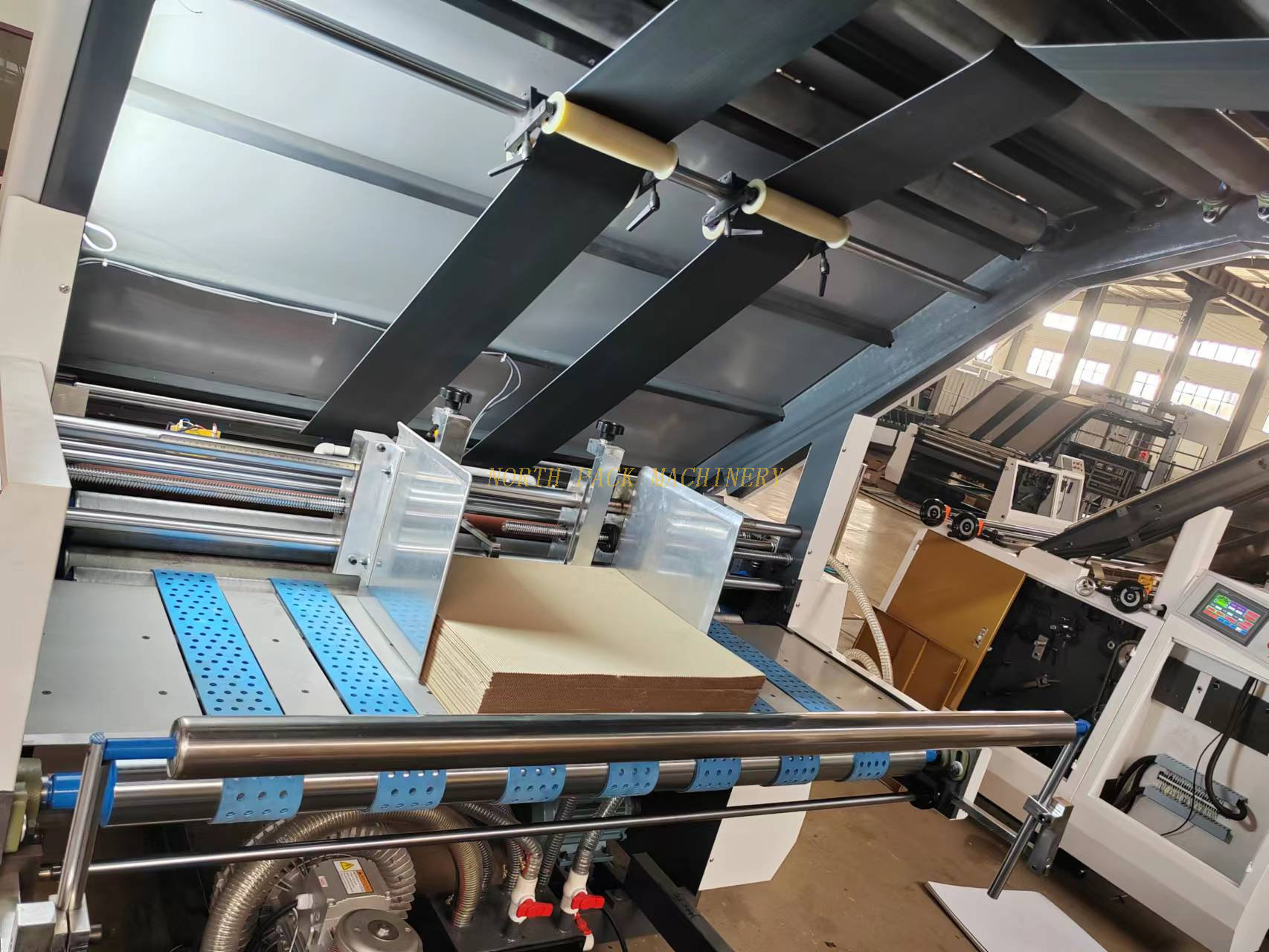 Front Making Machine High Speed Automatic Flute Laminating Corrugation Machine - Buy color ...